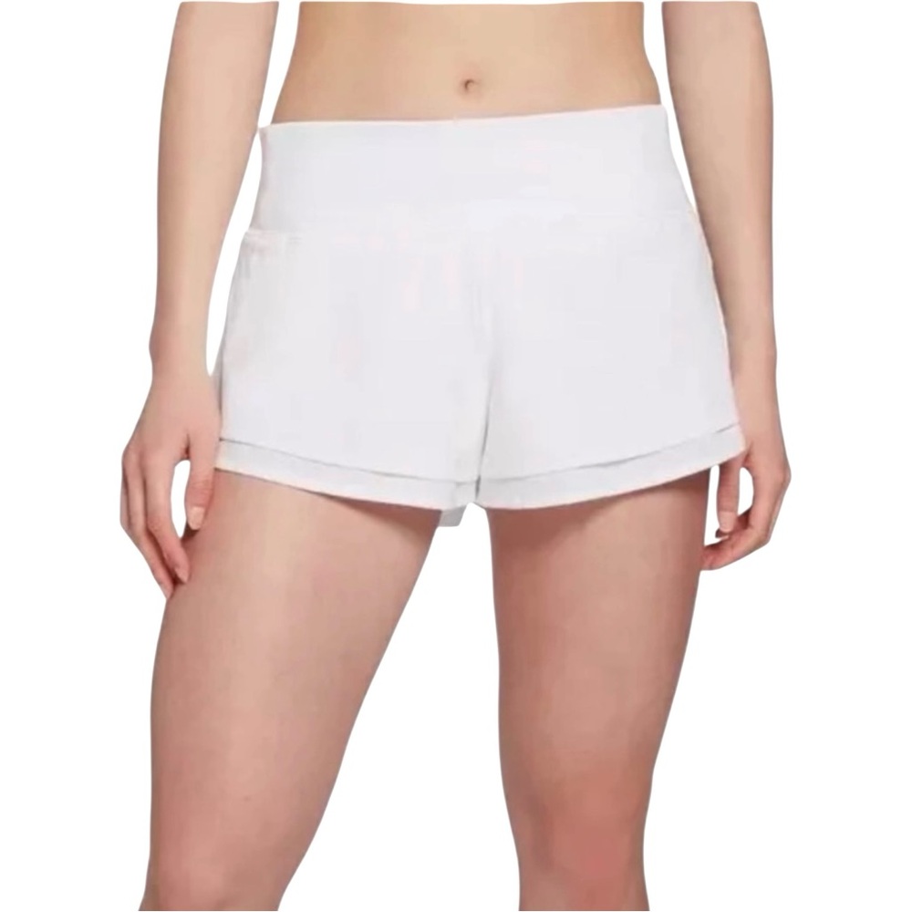 CALIA by Carrie Underwood Kick it Up Performance Short, Color‎ White, Size XXL